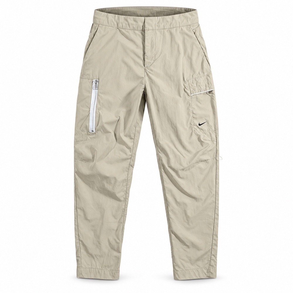 Nike Sportswear Utlility Cargo Pants Mens 32 M Beige Nylon DM6681-250 Tapered